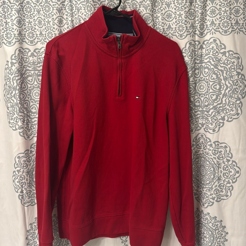 Tommy Hilfiger men’s sweater large quarter zip up